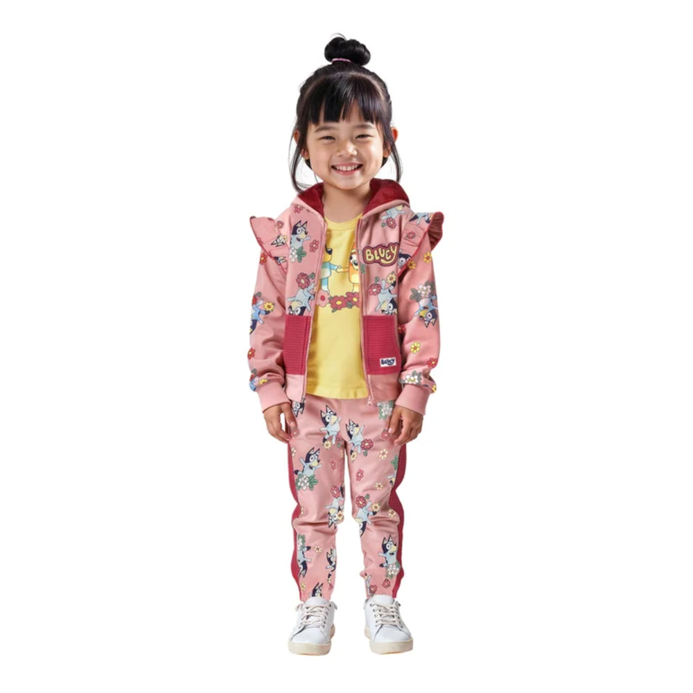 Character Kids 3pc Full Zip Bluey Outfit Set 5T NWT Disney